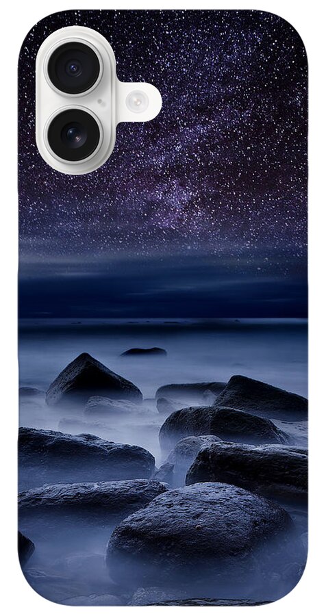 Starlit Rocky Shoreline iPhone Case