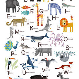 Animal Alphabet ABC by Nic Squirrell