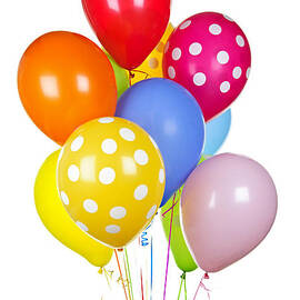 Colorful balloons 1 by Elena Elisseeva