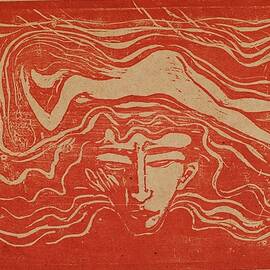 In The Mans Brain by Edvard Munch