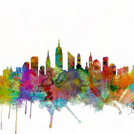 New York City Skyline by Michael Tompsett