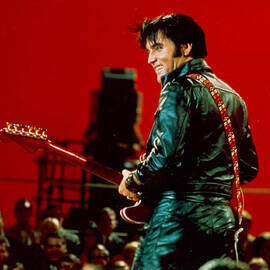 Rock And Roll Musician Elvis Presley by Michael Ochs Archives