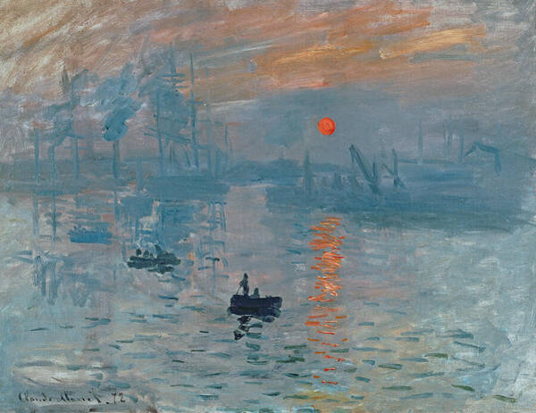Impression Sunrise by Claude Monet Wall Art
