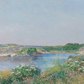 The Little Pond, Appledore by Childe Hassam