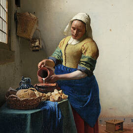 The Milkmaid by Johannes Vermeer