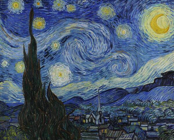 Starry Night by Vincent van Gogh Wall Art