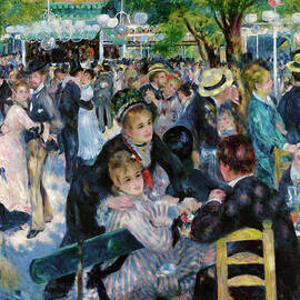 Dance at Le Moulin de la Galette by Pierre-Auguste Renoir