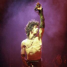 Prince Live In La by Michael Ochs Archives