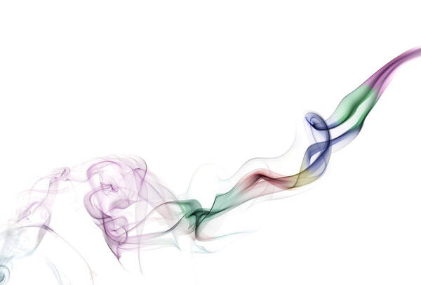 Colorful Smoke Trails Wall Art