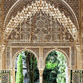 Alhambra windows by Jane Rix