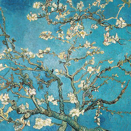 Almond branches in bloom by Vincent van Gogh