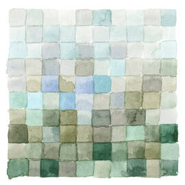 Aquatic Grid I by Emma Caroline