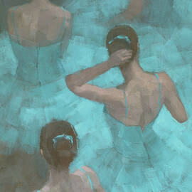 Ballerinas in Blue by Steve Mitchell