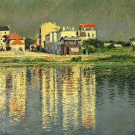 Banks of the Seine at Argenteuil by Gustave Caillebotte