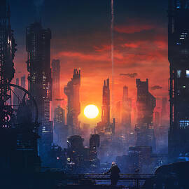 Barcelona Smoke and Neons The End by Guillem H Pongiluppi