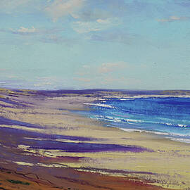 Beach sand shadows by Graham Gercken