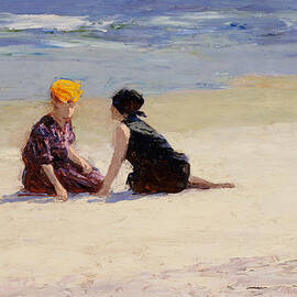 Confidences by Edward Henry Potthast by Edward Henry Potthast