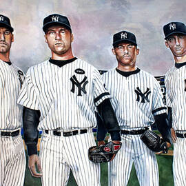 Core 4 Yankees  by Michael Pattison
