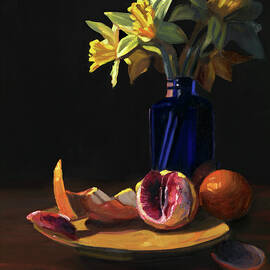 Daffodils and Blood Oranges by Steve Simon