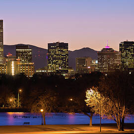 Denver Skyline - City Park View by Gregory Ballos