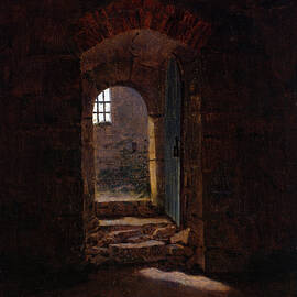 Doorway In Meissen, 1827 by Caspar David Friedrich