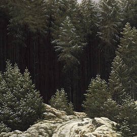 Early Snow by Caspar David Friedrich