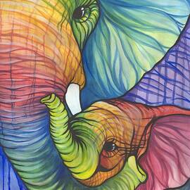 Elephant Hug by Sarah Jane