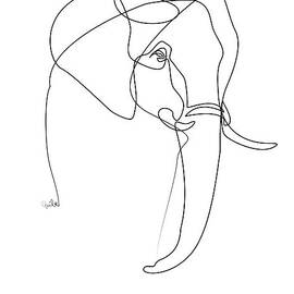 Elephant line by Quibe Sarl