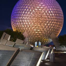Epcot Spaceship Earth by Adam Romanowicz
