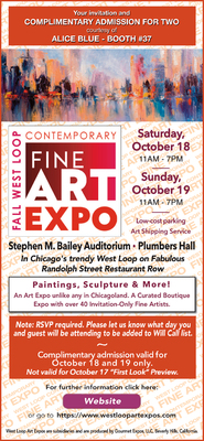 Fall West Loop Contemporary Fine Art Expo