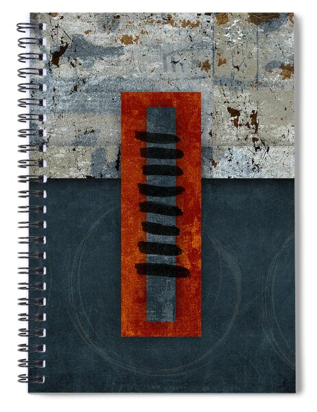Geometric Layers of Color Spiral Notebook