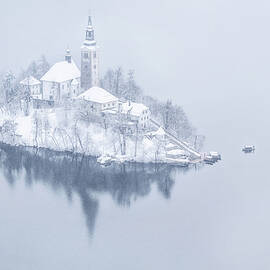 Frozen Island by Ales Krivec