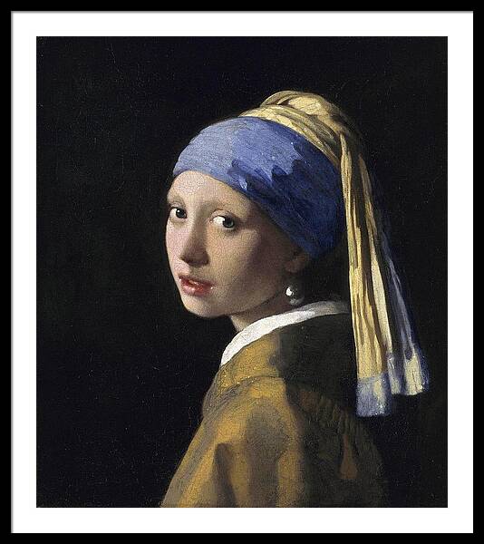 Girl With A Pearl Earring Framed Print