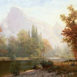 Half Dome Yosemite by Albert Bierstadt