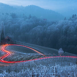Heart shaped road by Piotr Skrzypiec