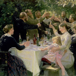 Hip Hip Hurrah by Peder Severin Kroyer