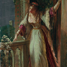 'it Is I, Be Not Afraid' - Juliet On Her Balcony by Frank Dicksee