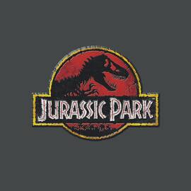 Jurassic Park - Stone Logo by Brand A