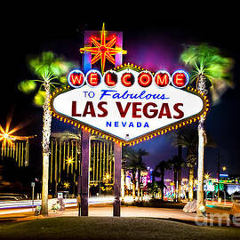 Las Vegas Sign by Az Jackson