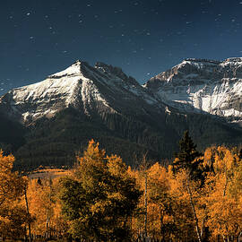 Late Night Sandwich In The Sneffels Wilderness - Triptych Left by Mike Berenson