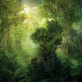 Llanowar Reborn by Philip Straub