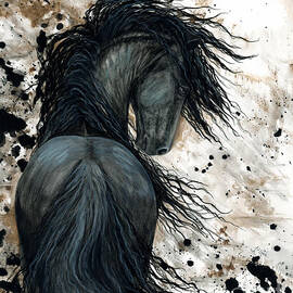 Majestic Friesian Horse 123 by AmyLyn Bihrle