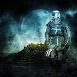 Medieval crusader by Jaroslaw Grudzinski