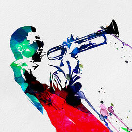 Miles Watercolor by Naxart Studio