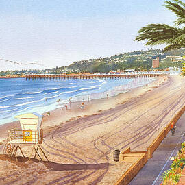 Mission Beach San Diego by Mary Helmreich