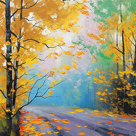 Misty Autumn Day by Graham Gercken