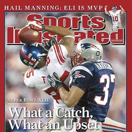 New York Giants David Tyree, Super Bowl Xlii Sports Illustrated Cover by Sports Illustrated