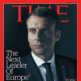 Next Leader of Europe - Emmanuel Macron by Photograph by Nadav Kander for TIME