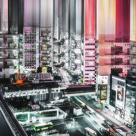 Night View Of Shibuya by Takashi Suzuki