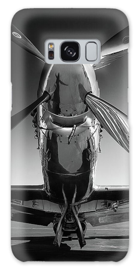 Vintage Airplane Propeller Close-Up Galaxy Case